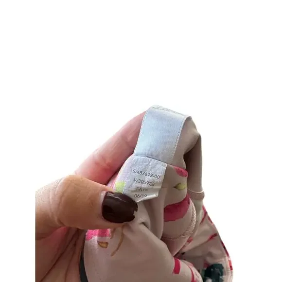 Athleta Painted Flower Elation 7-8 Orchid Pink Womens SIZE XL - Picture 6 of 6